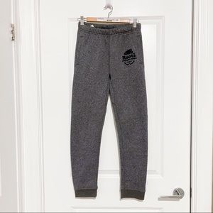 ROOTS KNITTED JOGGER PANTS SIZE XS in GREY